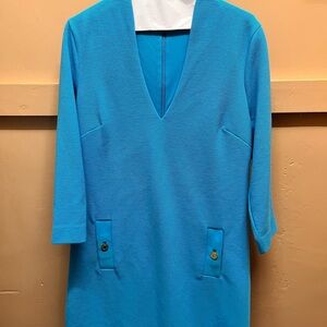 Lilly Pulitzer Blue V-Neck Dress